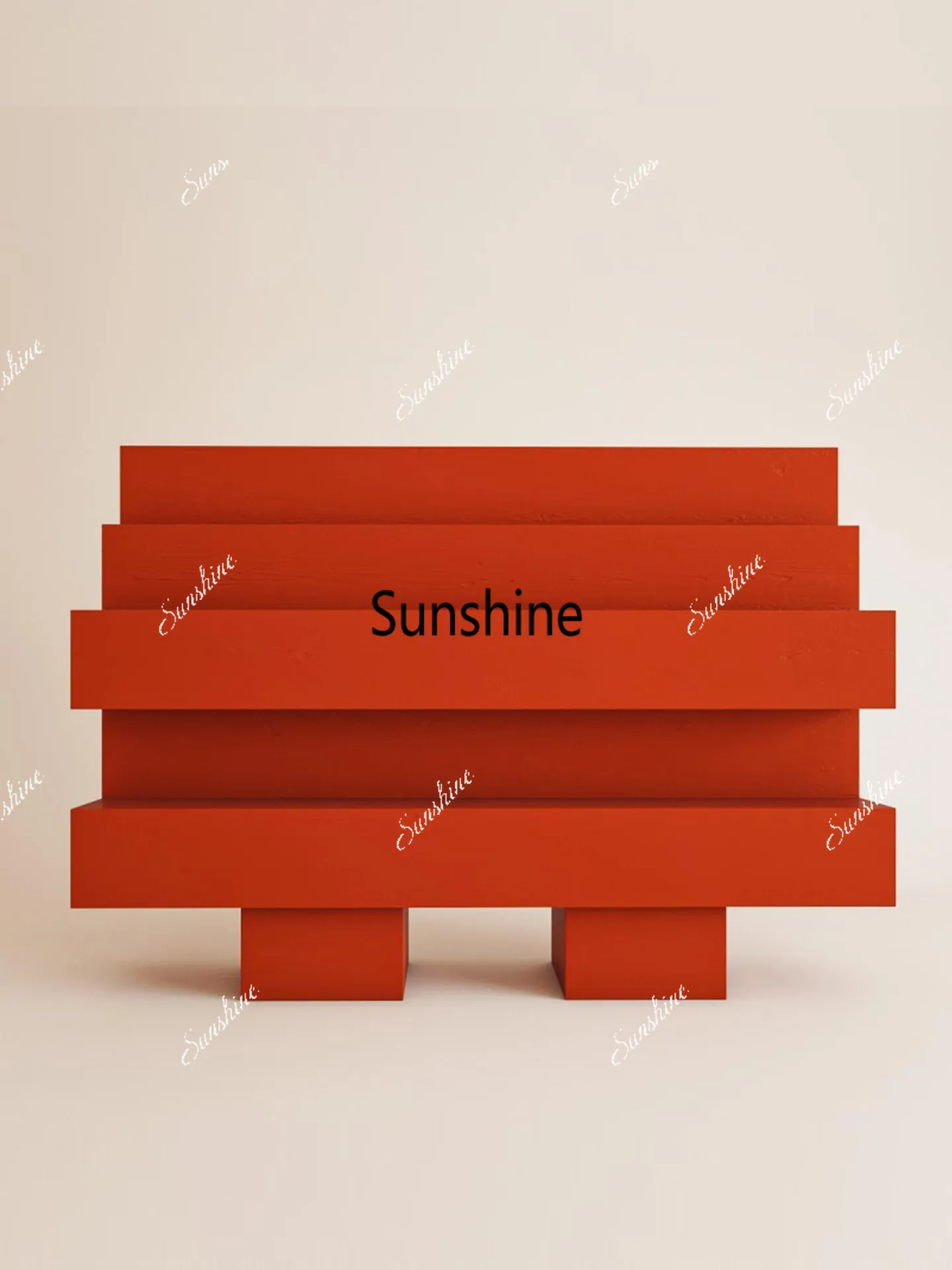 

Modern simple solid wood floor rack living room display cabinet