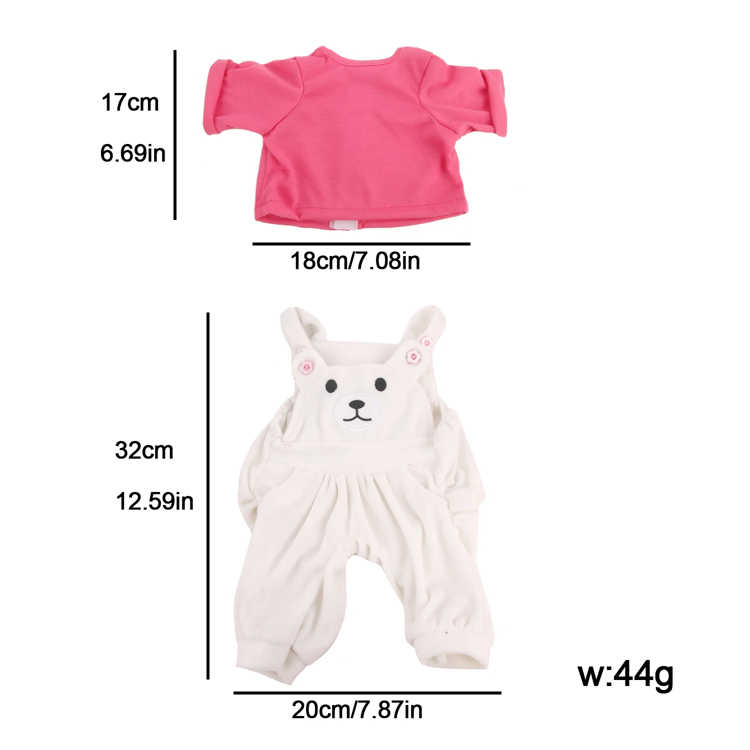 55CM Reborn Girl Doll Clothes Set Backband Pants+T-Shirt Clothing Suit Outfit For 22 Inches Baby New Born Girl Dolls Toy Gift