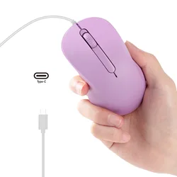 Type-C interface silent wired mouse suitable for iPad Samsung Huawei Lenovo Android Windows Tablet