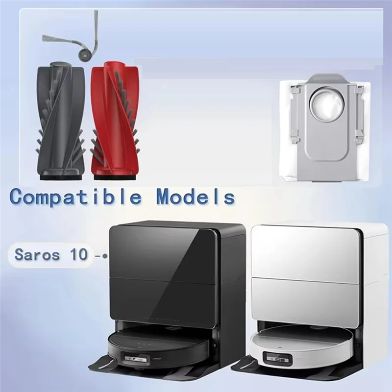 Kit de remplacement LECKL-16PCS pour Roborock Saros 10 / G30 pour Roborock Saros 10 sacs à poussière de remplacement