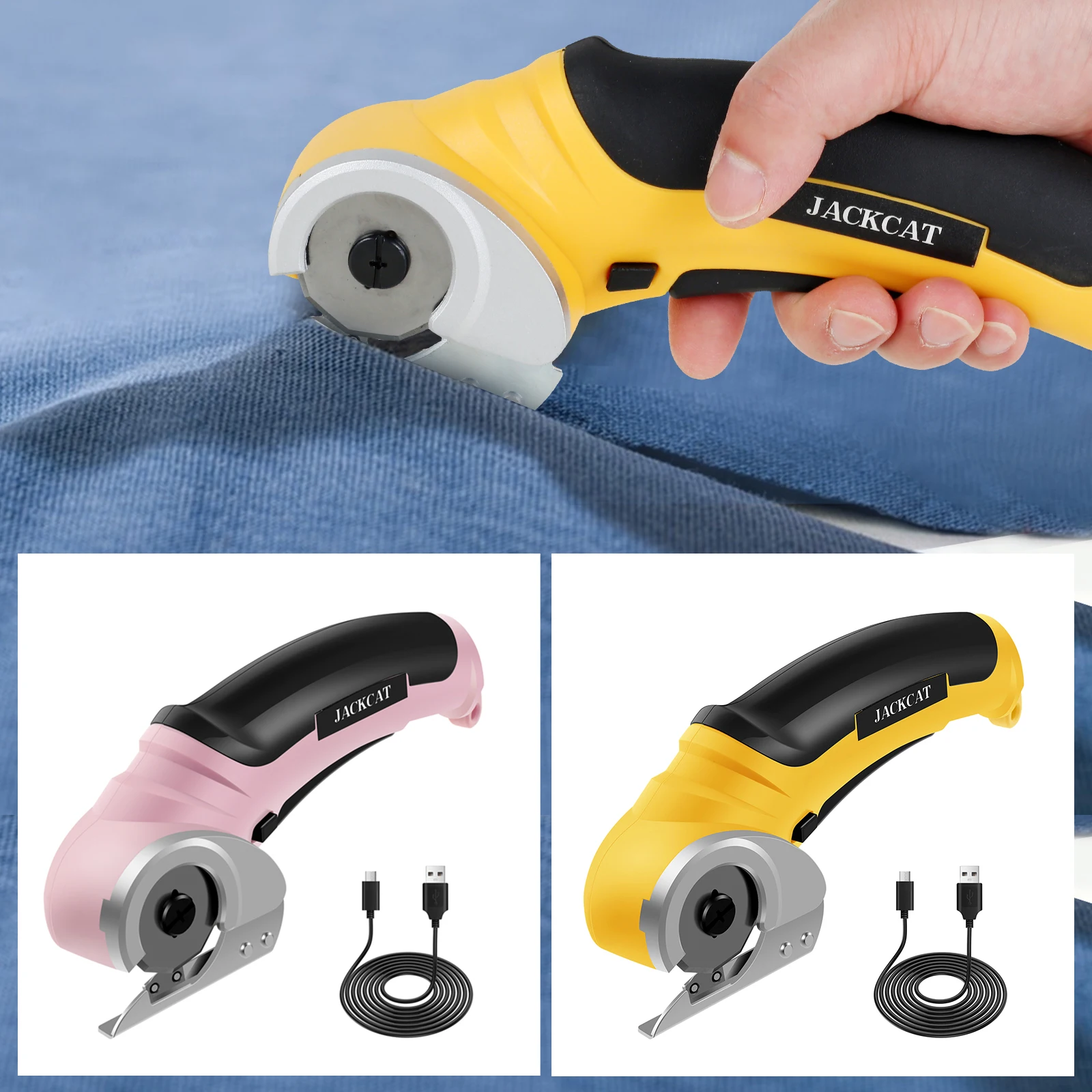 

Electric Scissors Sturdy Cardboard Cutter Tool Rechargeable Cardboard Box Cutter Electric Scissors for Cutting Fabric/Leather