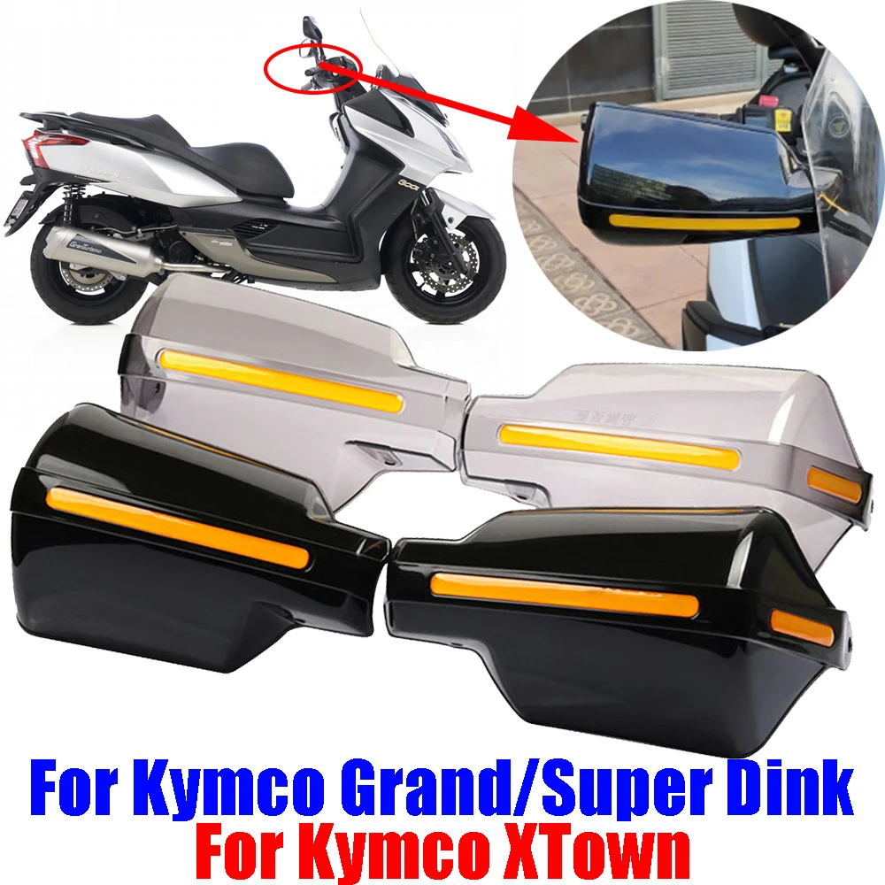 For Kymco Super Dink 300 300i 125 XTown Grand G Dink 300 Motorcycle Accessories Handguard Handlebar Hand Shield Guard Protector