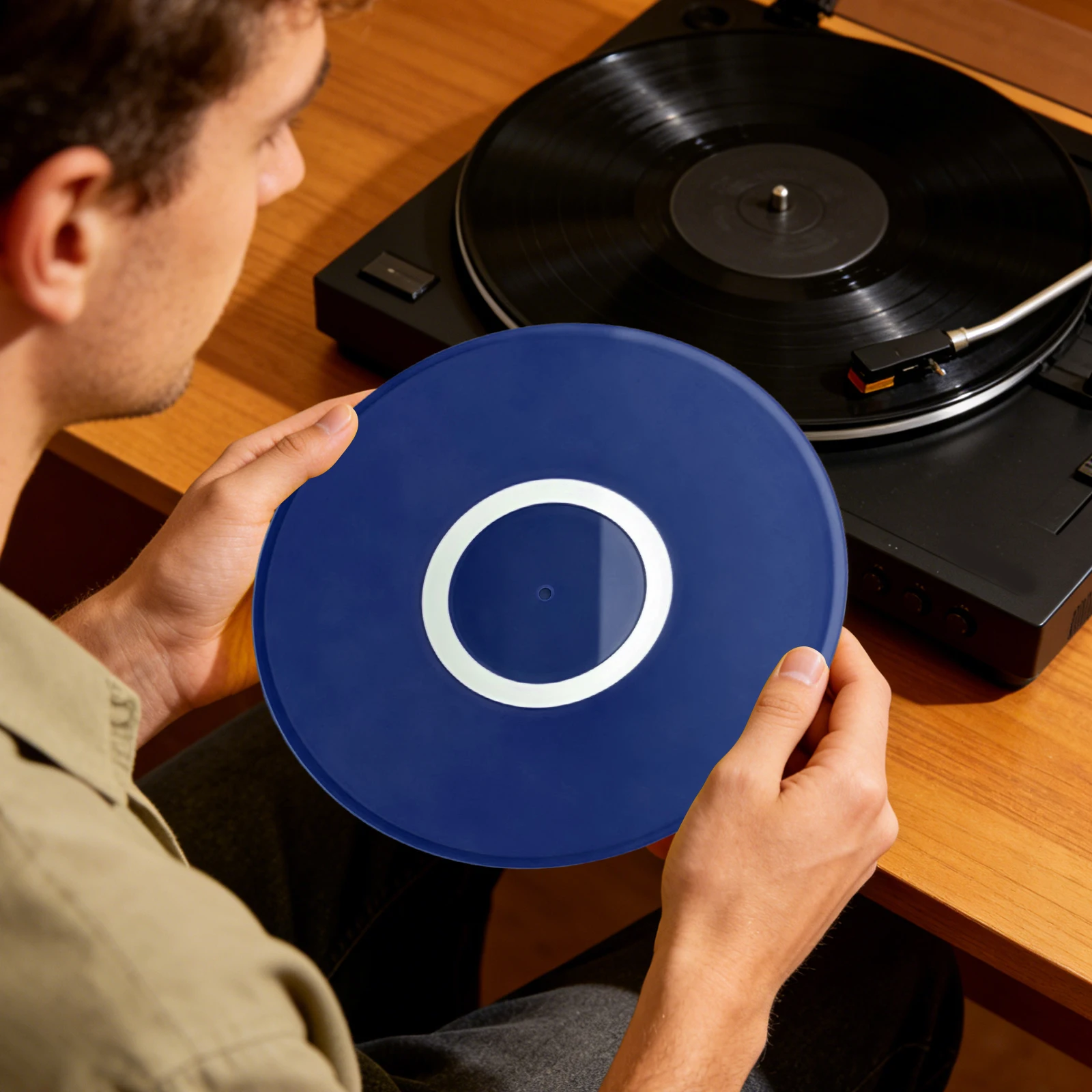 Vinyl Record Cleaner - Акриловый коврик для проигрывателей виниловых пластинок