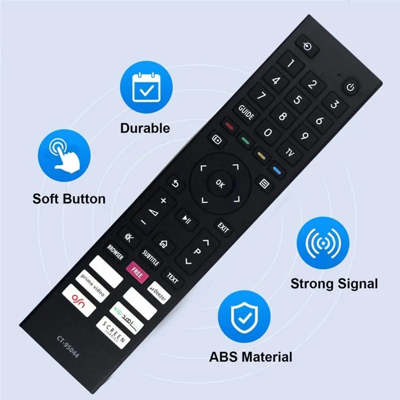 B49C For Toshiba 4K TV CT-95044 Replacement Remote Control- CT95044 Remote Control Unit