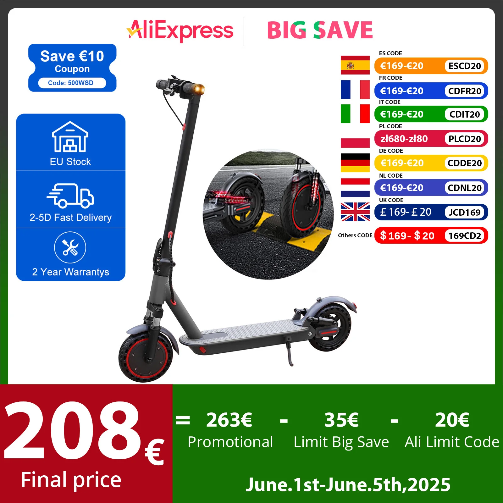 JUICEASE AP07 600 W Elektroroller 31 km/h Blinker Dual Stoßdämpfung Erwachsene Escooter 10,5 Ah 350