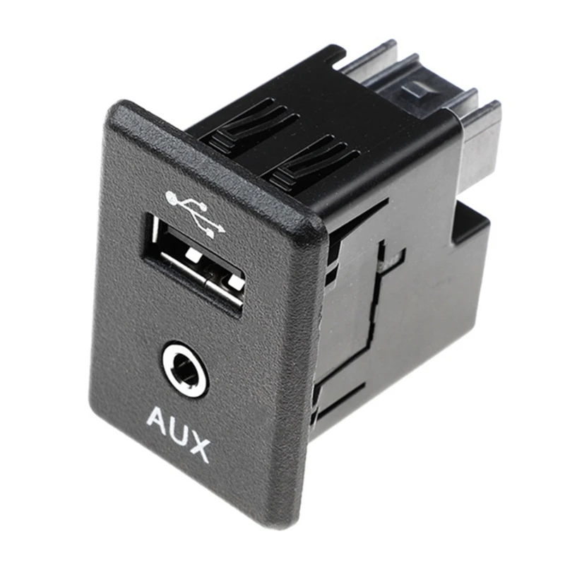 

Auto AUX USB Port Module Replacement USB Port Connector Video Auxiliary Port for 370Z Altima Kicks NV