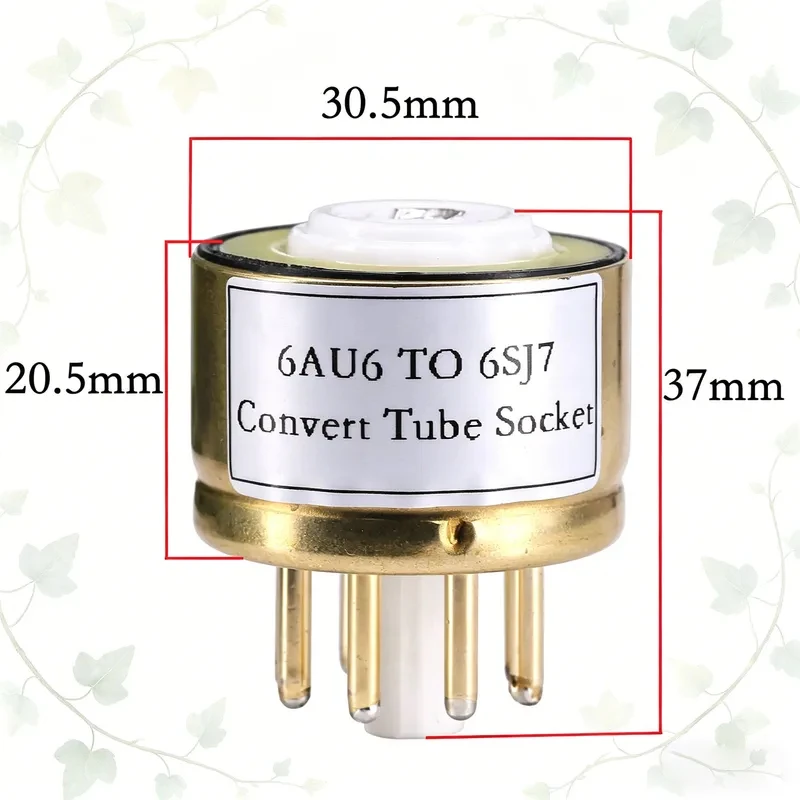 1PC 7Pin To 8Pin Tube Adapter 6AU6 To 6SJ7 HiFi Amplifier DIY