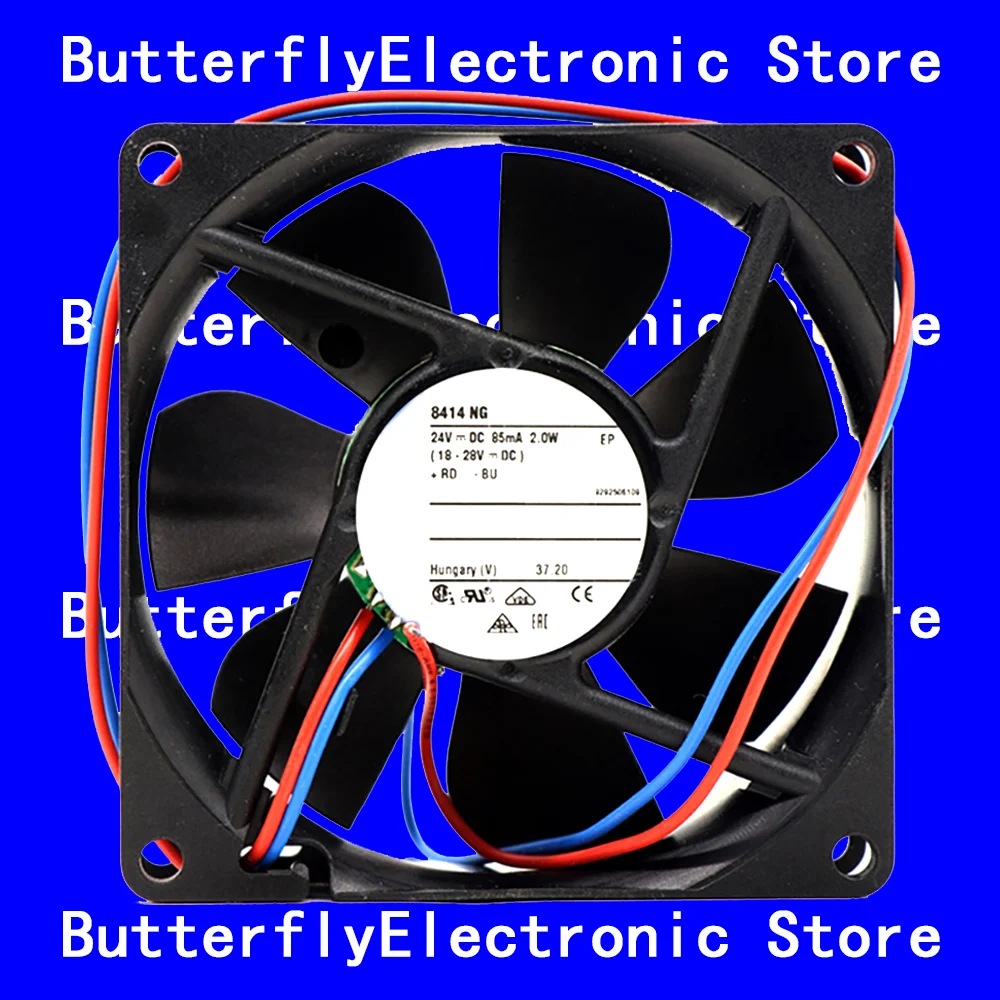 

NEW ORIGINAL 8414NG 8414 NG 24VDC 2.0W COOLING FAN 8025 80*80*25MM