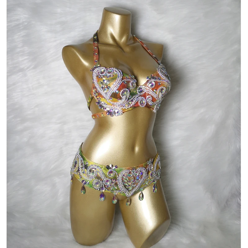 جديد أزياء الرقص الشرقي المرأة مثير ملابس الرقص الإناث المنافسة المهنية الملابس الشرقية الملابس كرنفال مجموعة وتتسابق