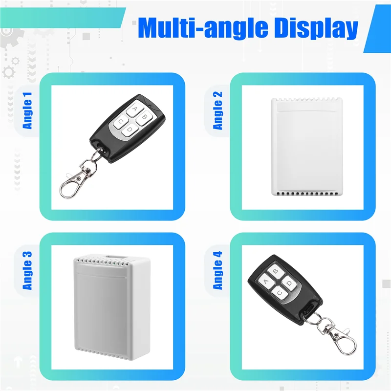 

Пульт дистанционного управления рольставней, 433 МГц, дистанционный релейный переключатель для гаражных ворот, безопасный для гаражных ворот и рулонных дверей