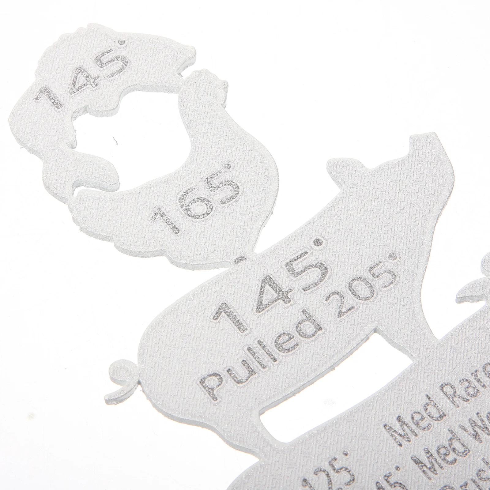 

1Set Metal Meat Temperature Magnet with Animal Internal Guide for Fridge Grill Bbq Smoking Gift Meat Temperature Magnet