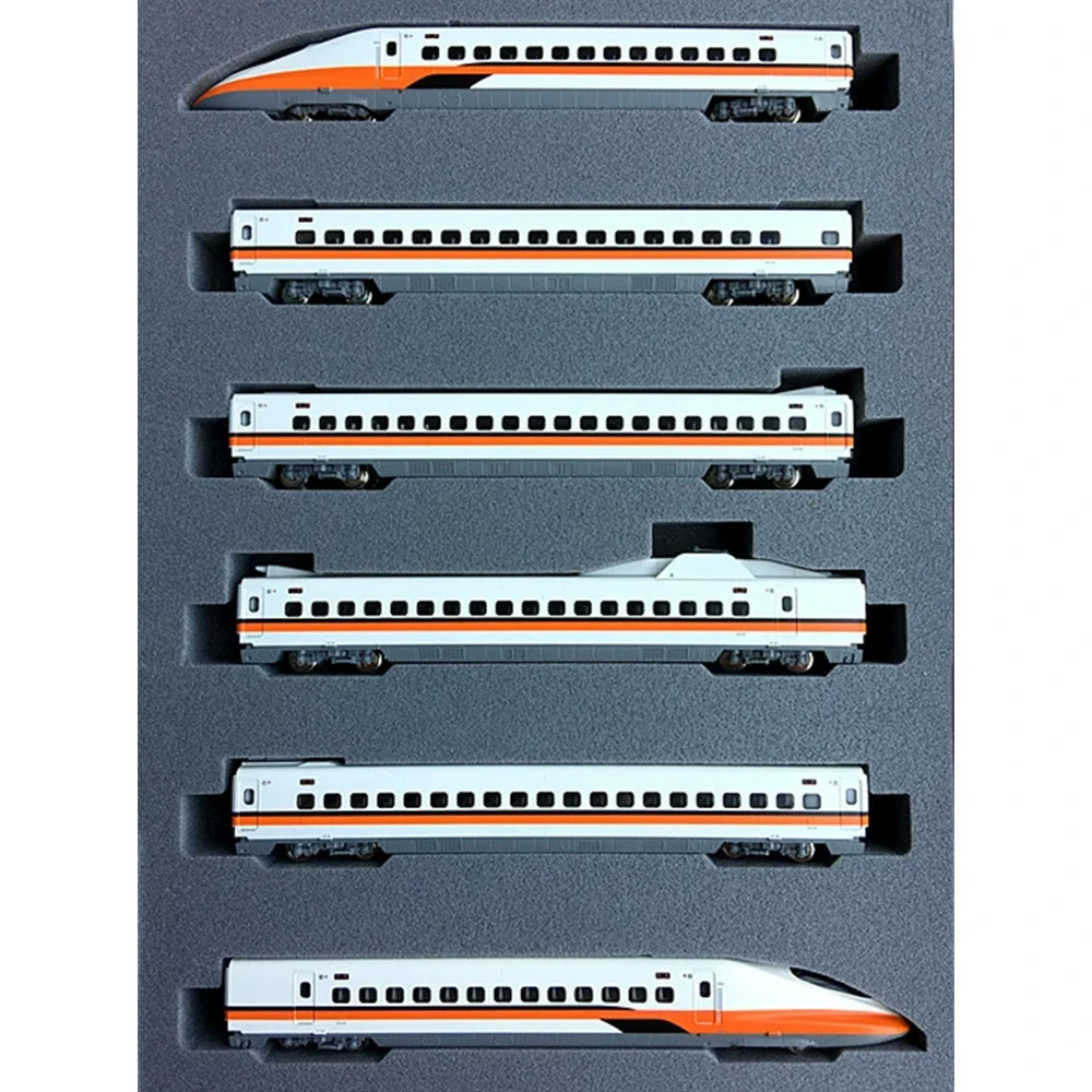 KATO N Scale 1/160 Train Set Taiwan High Speed Rail 700T 6-section Basic Train Model That Toy Gift