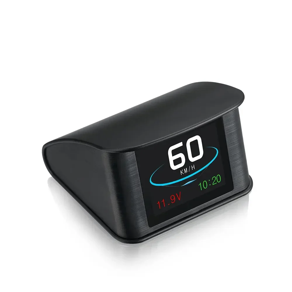P10 Smart Head Up Display Carro Calibre, HUD Smart Gauge, GPS Digital, Velocidade, RPM, Temp Da Água, Consumo De Combustível, Sistema Do Carro, Medidor Automático