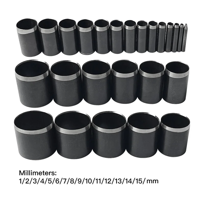 A13E-1-15Mm Punzonatrice per pelle Die Round One Hole Hollow Punch Circle Cutter Tool Kit Taglio
