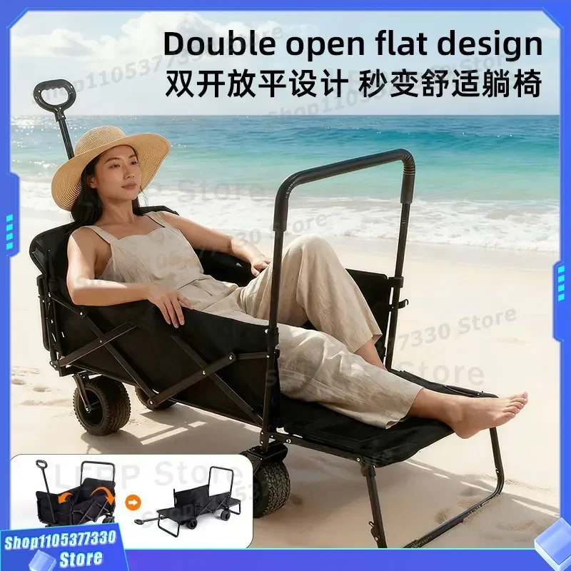 Large Double Drive Camper Car Toy For Kids With Openable Rear Storage Compartment Children Can Lie Down Inside Play Vehicle