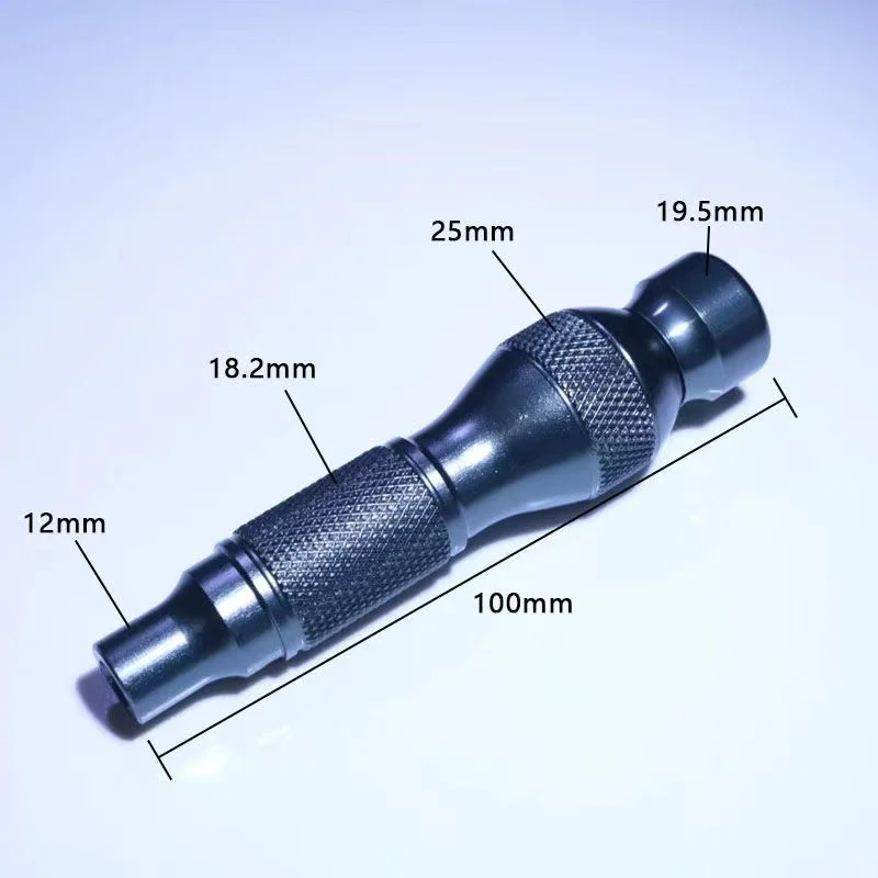 Metal screwdriver multi-purpose wrench 6.35 batch head aluminum alloy household cross handle precision portable wrench