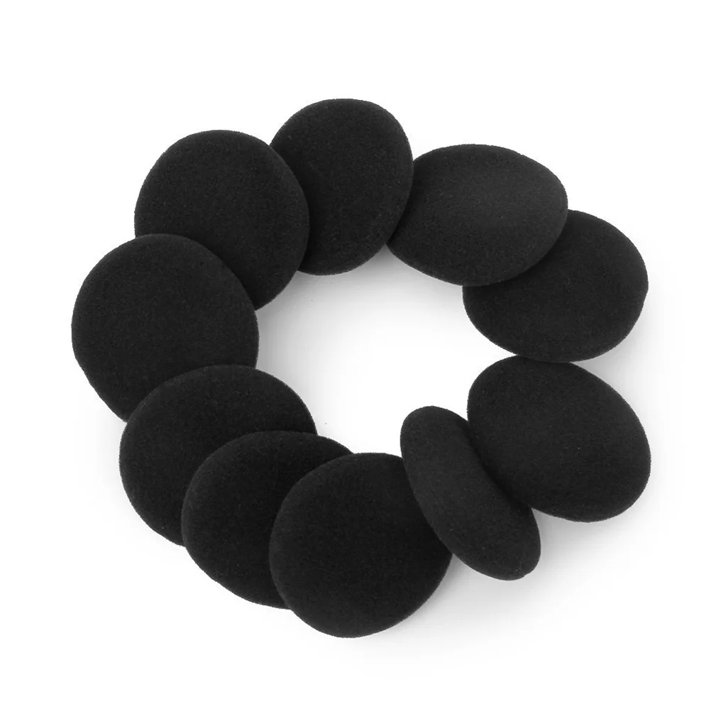 10 Pcs 40mm Ear Covers Earbud Plugs Earplugs Earphone Headset Pad Cuff