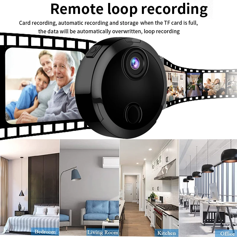 1080P Wireless WiFi Mini Camera Smart Home Security Protection Remote Monitor Camcorders Video Surveillance HDQ15