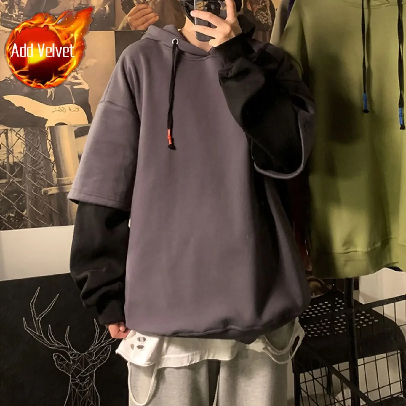 Grey Plus Velvet