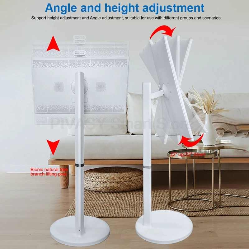 Mobile 32 Inch Battery Android Smart TV Listen Freely Rotatable Touch Screen Movable Portable outbuilt 12MP Camera Tablet Live