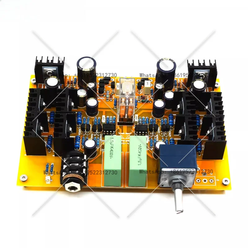 

Headphone Amplifier -- Finished Board
