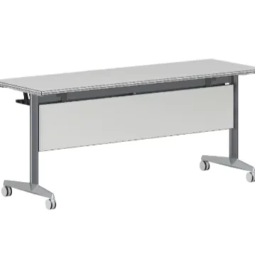Wholesale Multifunction School Furniture Folding Metal Frame Conference Modern Training Table With Wheels