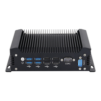 12th Gen Intel Core i5-1235U IPC Fanless Industrial Mini PC 2x LAN 2x COM RS232 8x USB Support 4G LTE SIM WiFi Windows Linux