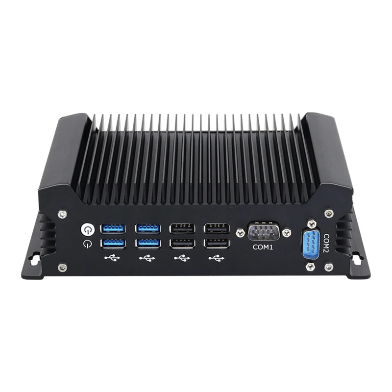 Imagem -02 - Mini pc Industrial Fanless Intel Core i7 10510u 10th Gen 2x Lan 2x com Rs232 8x Usb Windows Linux Suporte 4g Lte Sim Wifi