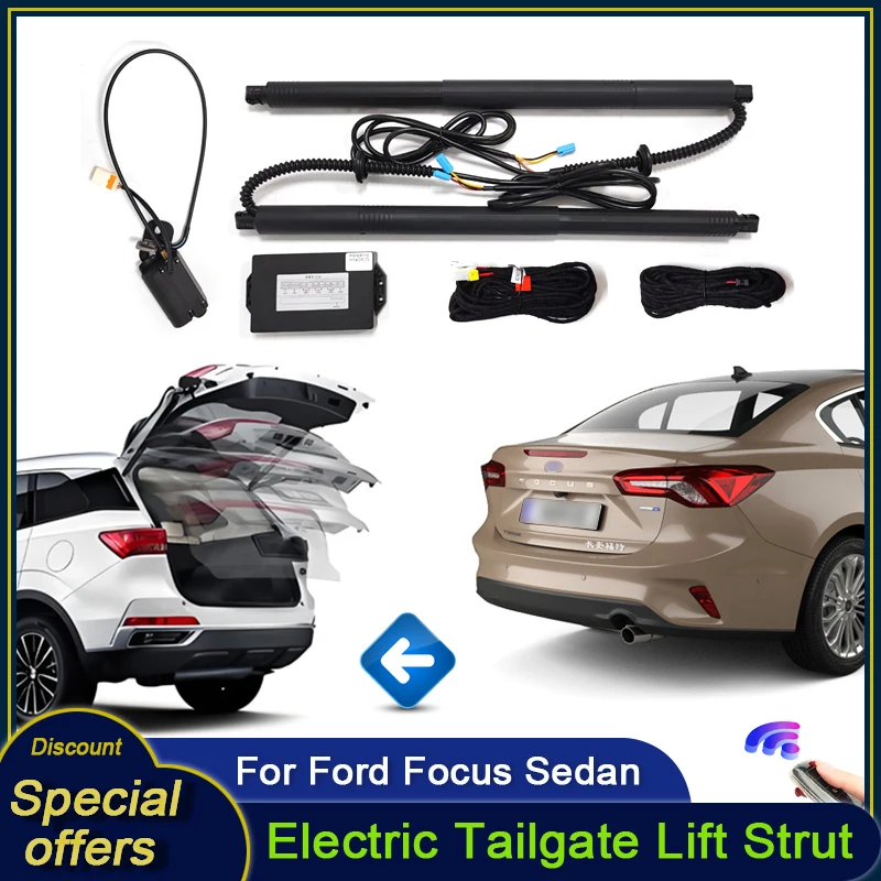 Pour Ford Focus C519 berline 2018 ~ 2024 voiture électrique hayon hayon jambe de force véhicule puissance porte arrière système de levage Kit pour coffre
