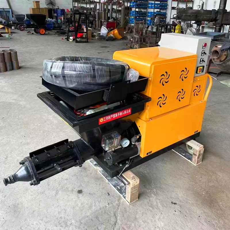 Automatic Mortar Spraying Machine Price High Quality Wall Mortar Gun Cement Electric Diesel Mini Stucco Plaster Machine/Sprayer