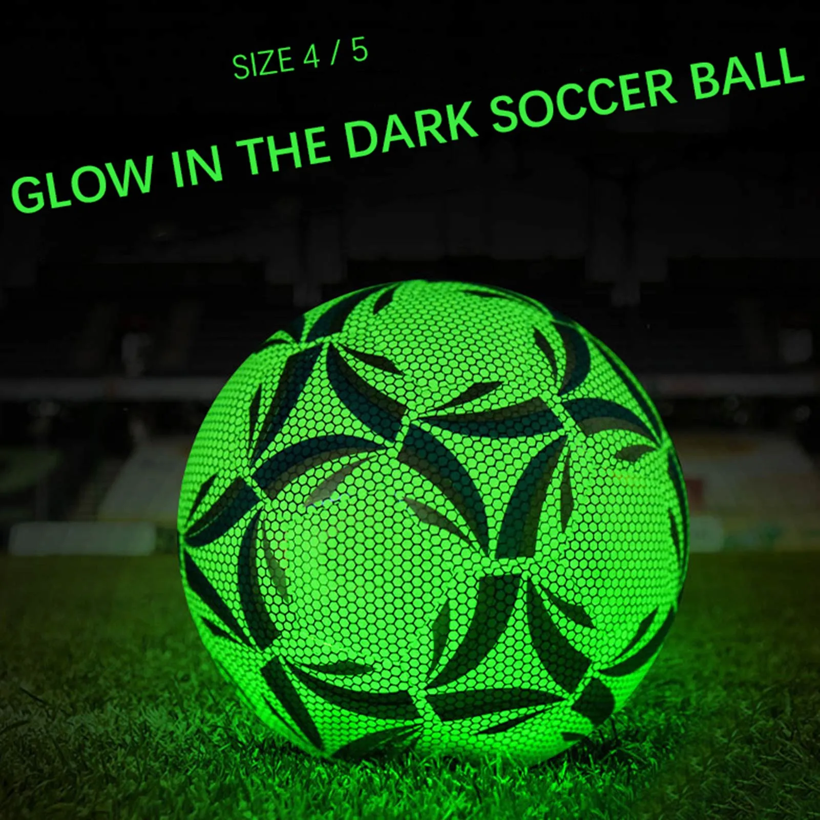 Reflective Football LED Training Soccer Luminous Fluorescent Reflective Cool Luminous No. 5 No. 4 Football For Child Adult