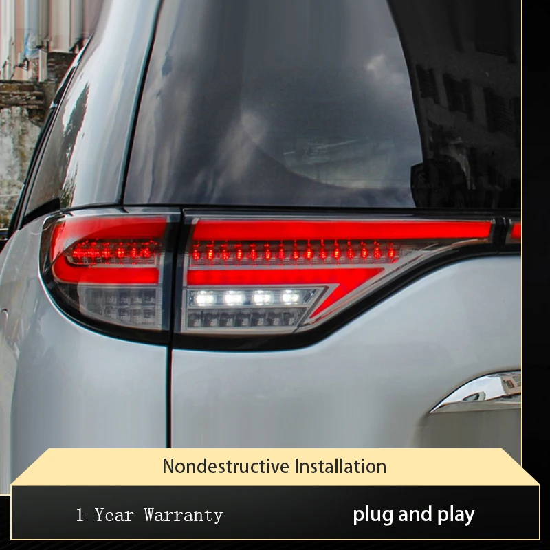 Auto Taillight For Toyota Previa 2006-2012 Tail Light DRL Rear Lamp Turn Signal LED Bulbs Modified Brake Automatic Car Accessory
