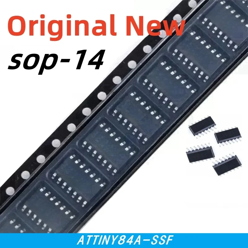 10pcs 100% New ATTINY84A-SSF ATTINY84A SSF sop-14 Chipset