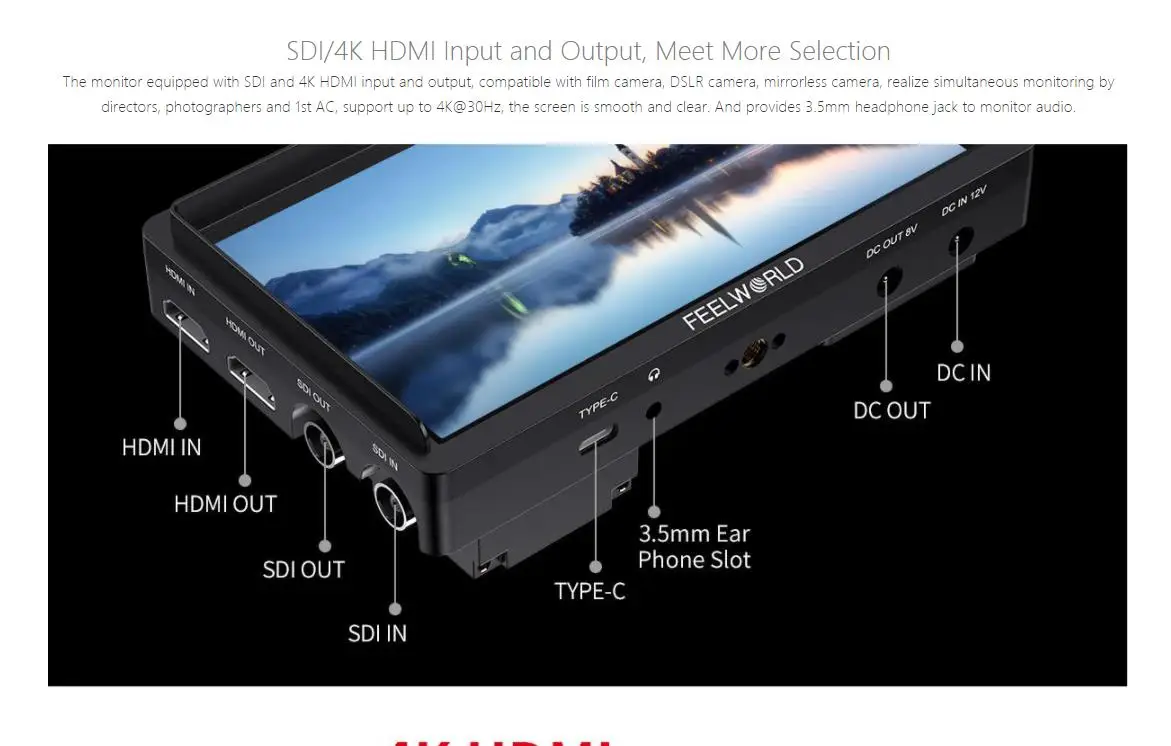 Feelworld FW568S 6"…