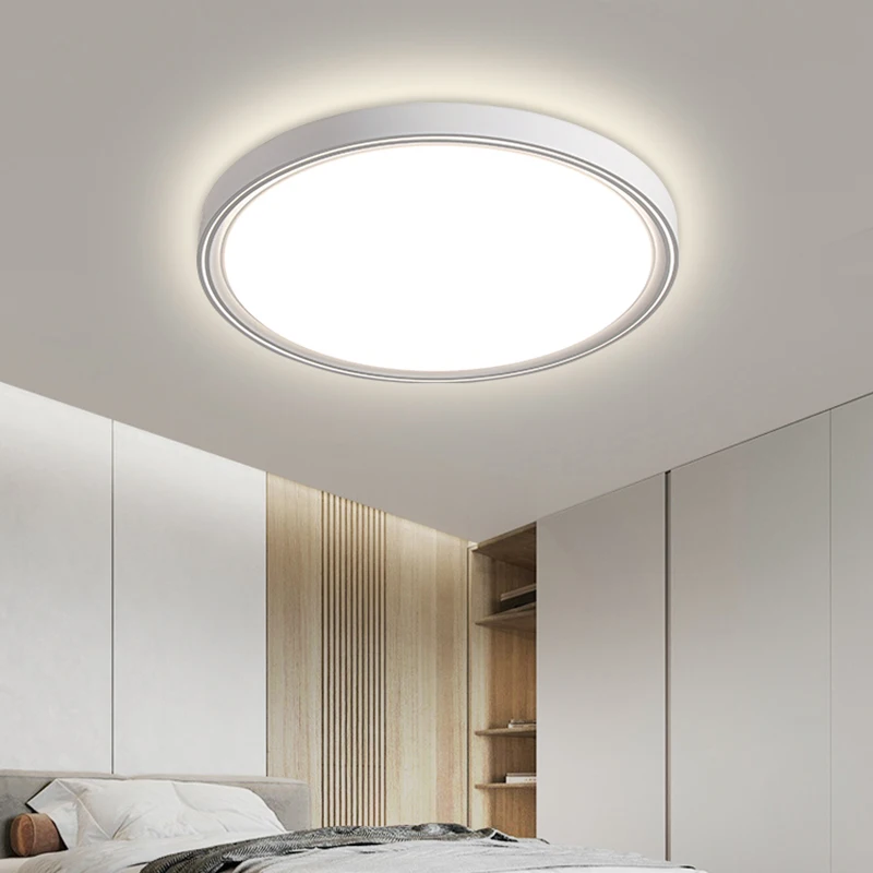 Imagem -05 - Quarto Moderno Luz de Teto Simples Iluminação Led Nordic Circular Jantar Estudo Sala Estar Luz Casa Decorar Luminárias