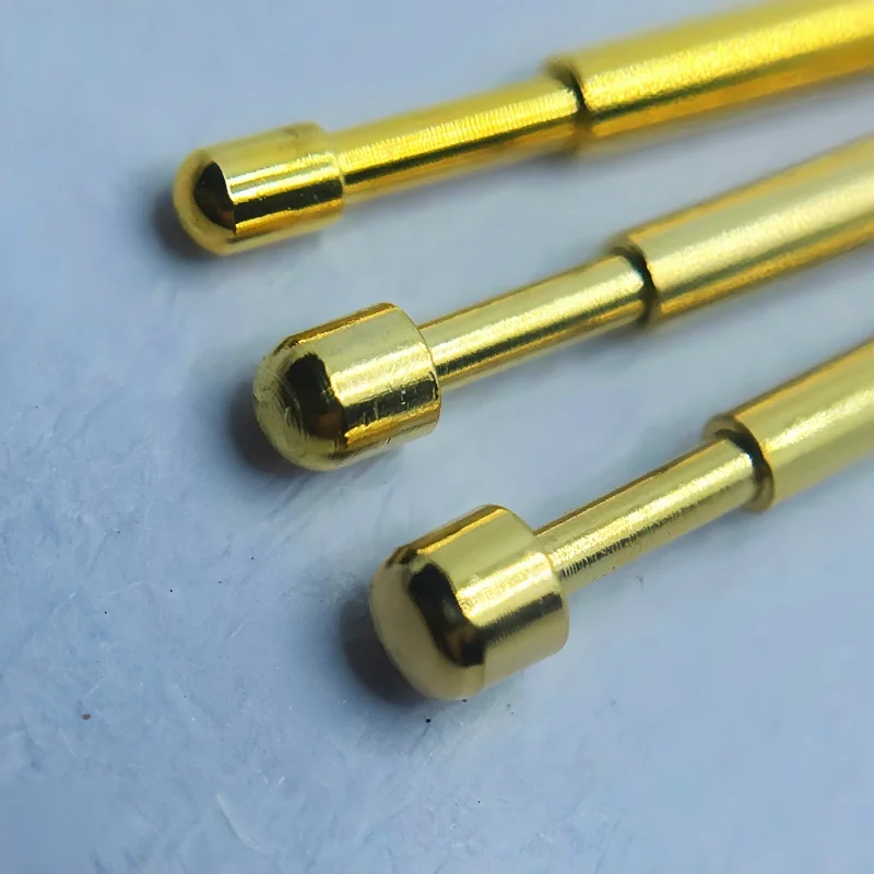 Sonda sprężynowa PA75 Series, pozłacana mosiężna, pin testowy, pin pogo, igła do wykrywania elektrycznego, test PCB PA75-B PA75-B1 1.01mm 17mm