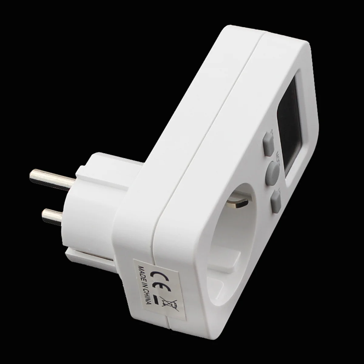 

Energy Saving Power Meter Socket 230V 50Hz Monitor with LCD Display for Voltage Current Watt Frequency Power Factor Eu Plug