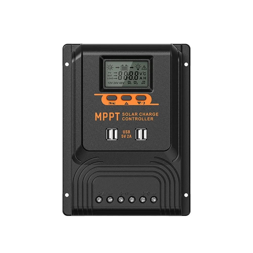For PWM Solar Panel Voltage Regulator with Automatic System Voltage Recognition and LCD Status Monitoring 50A 100A