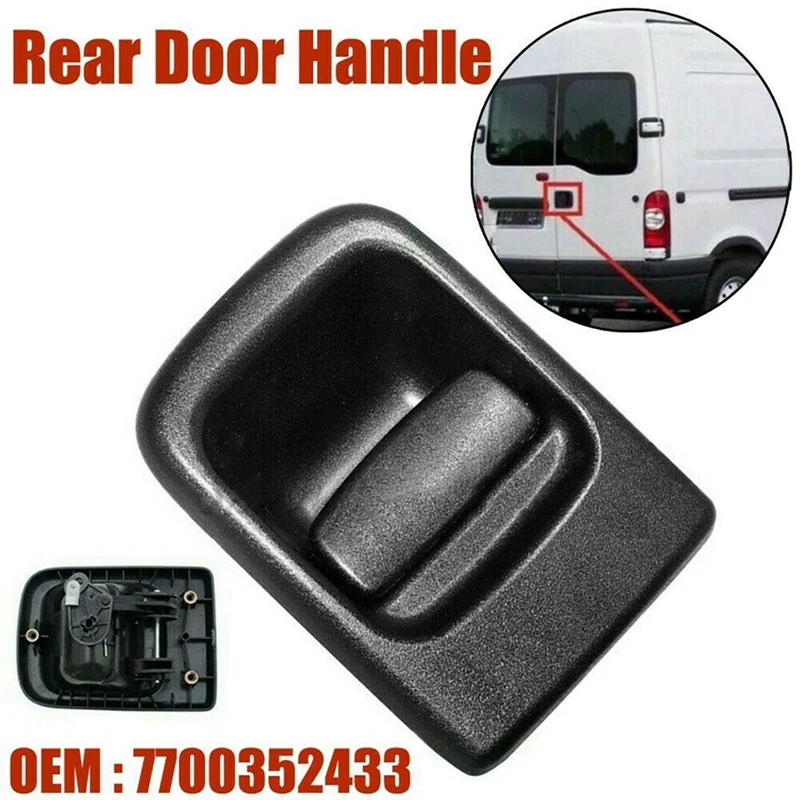 7700352433 Car Rear Trunk Door Handle For Renault Master MK2 1998-2010 For OPEL Vauxhall MOVANO 1998-2010