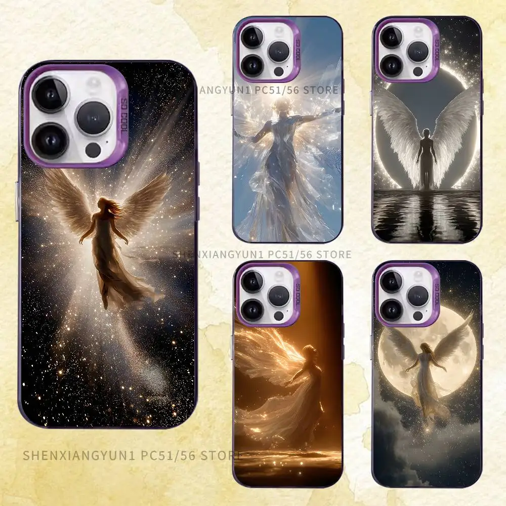 

Luminous Angel Case iPhone 17 16e 16 15 14 13 12 11 Pro Max X XS Air Plus Back Cover