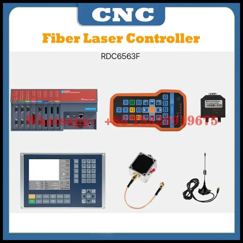 

CNC Original Fiber Laser Controller Ruida RDC6563FG Auto-calibration Three Axis Control for 1064nm Fiber Cutting Machine