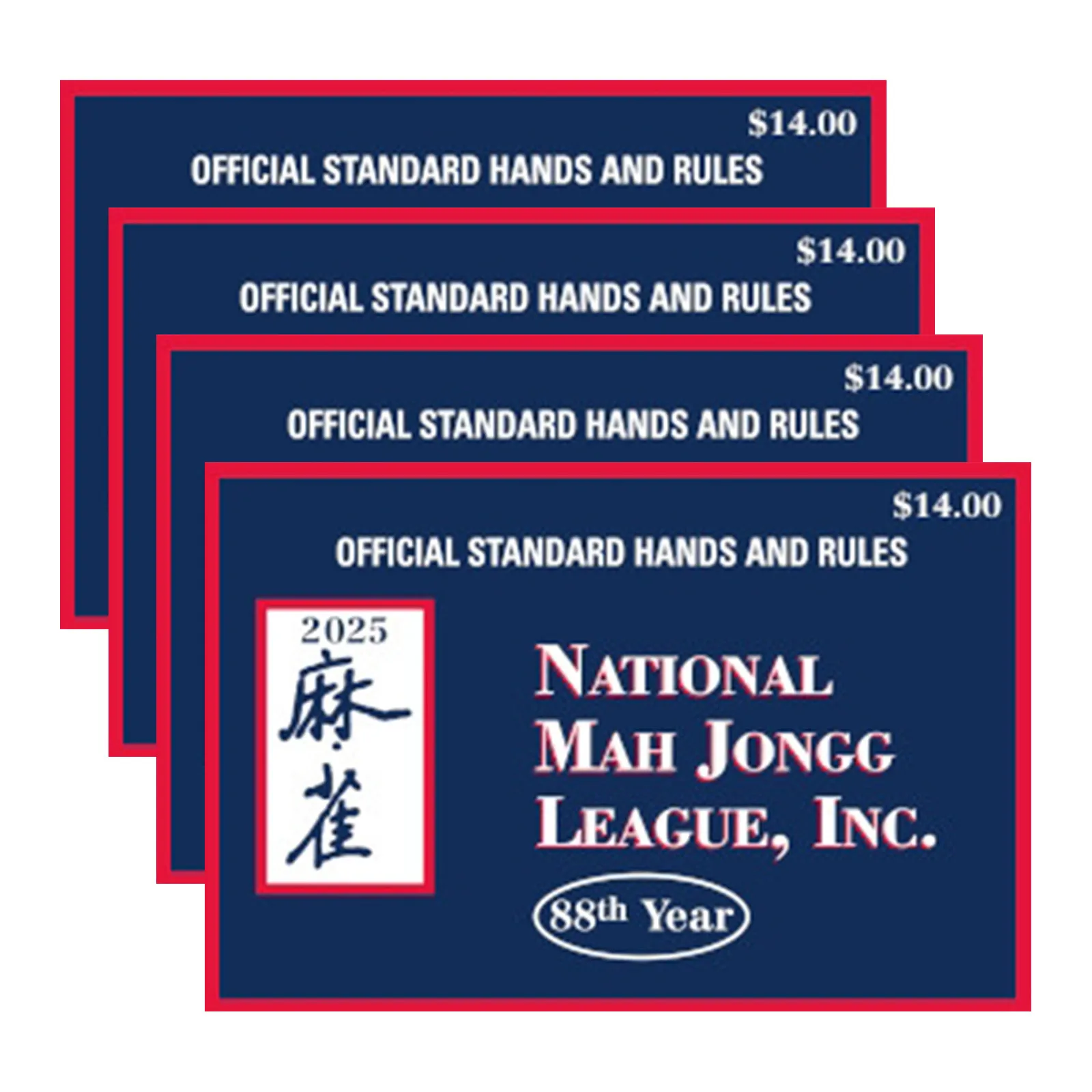 2025 Mahjong Cards Official Standard Hands And Rules Mahjong Cards Large Print Mahjong Scorecard Funny Mahjong Game Supplies