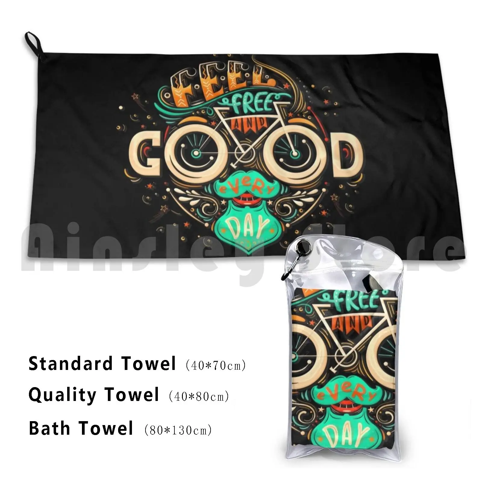 تشعر بالحركة والطيب كل يوم منشفة الشاطئ أبتاون، منشفة عالية الجودة سريعة الجفاف، أتمنى أنني أعرف كيف تشعر بالكن #1