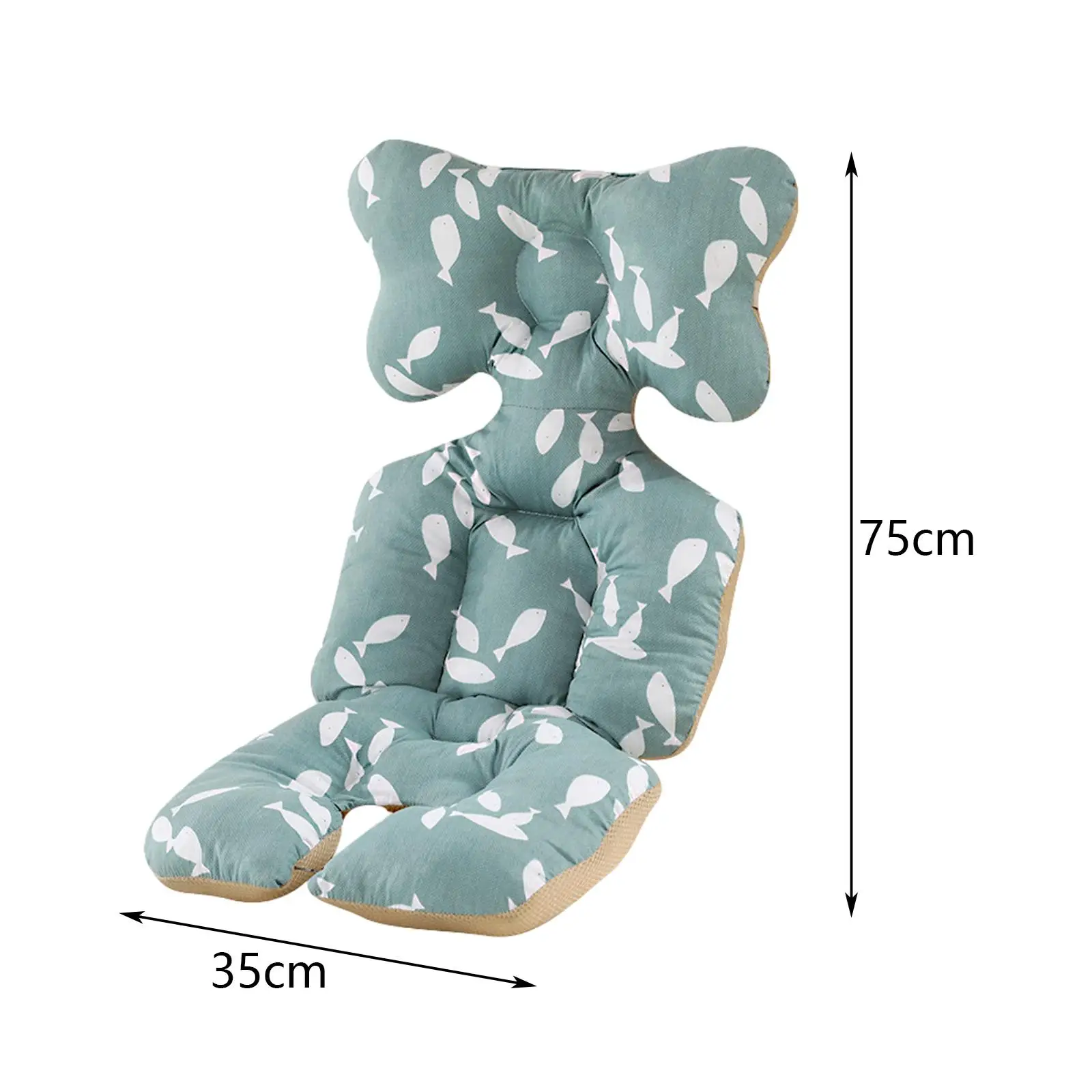 Baby Stroller Cushion Newborn Stroller Mat Non Slip Cushion Breathable Seat Pads Cart Mat Thicken Liner Mat for Car Pushchair