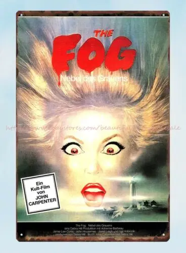 buy art prints online FOG horror sci fi movie poster metal tin sign