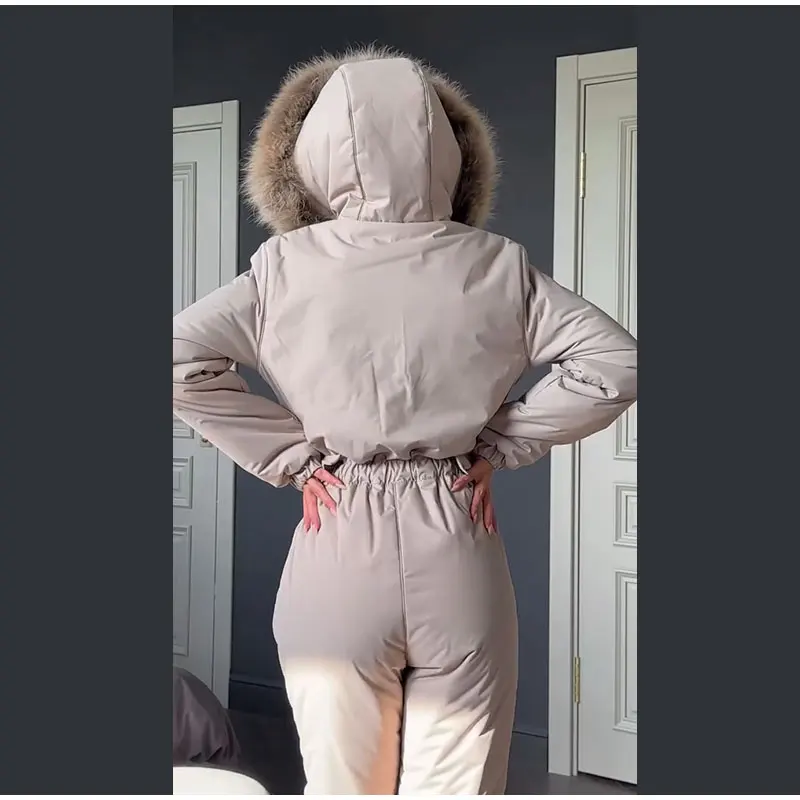 Warm Hooded Puffer Winter Jumpsuit. S2c18651e1c164b69849028d9adb2abd1z