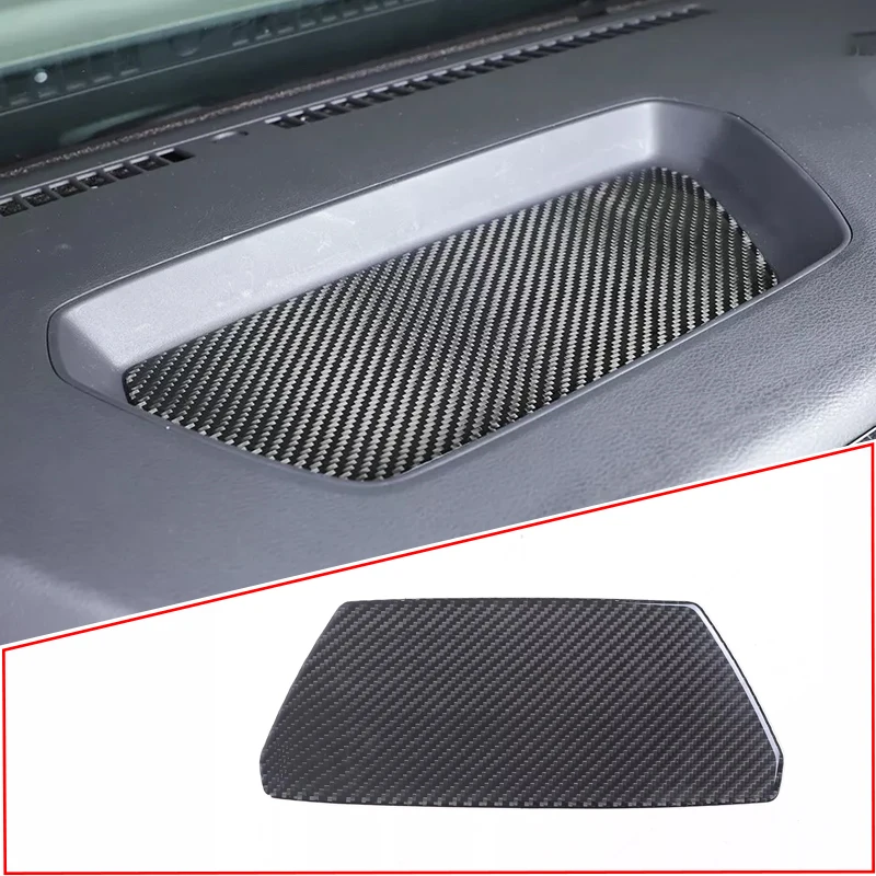 For Nissan Frontier 2022-2024 Soft Carbon Fiber Car Dashboard Groove Pad Panel Decorative Sticker Anti-Scratch Car Accessories