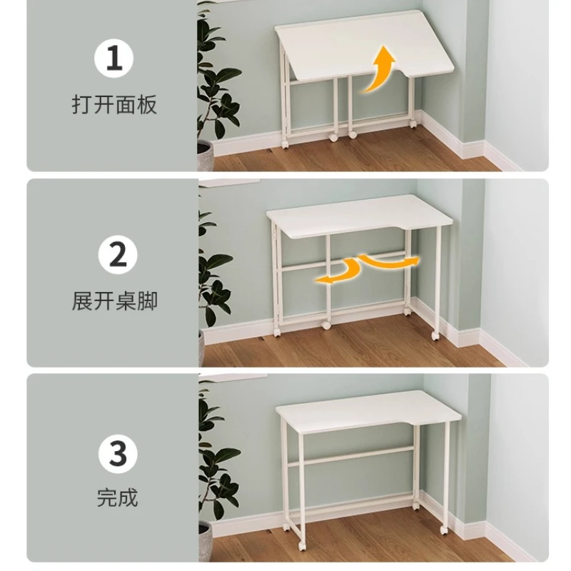 Foldable Laptop Desk for Home And Bedside Use Space-Saving Multifunctional Junior High Student Study