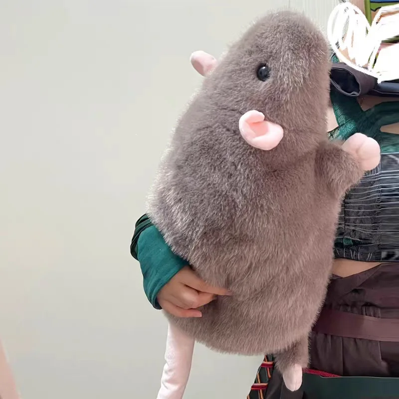 35/40/50cm Fancy Rat Simulated Plush Toy Soft Fluffy Stuffed Animal Plush Pillow Cute Funny Home Decor Birthday Gift For Women