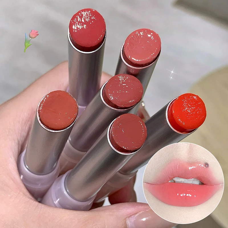 Cappuvini Flowery Dish Language Lip Gloss Mirror Lip Glaze Beep Lip Water Light Lasting Makeup Not Easy To Dip Cup Makeup